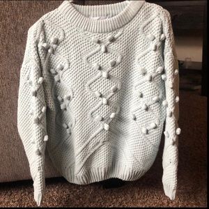 Zara girls light blue sweater 13/14
